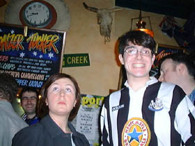 Gibbo tries to impress Claire