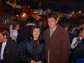 Some Belgium bloke was trying to get off with Wor Lass.