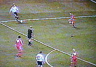 Barton is splendid on the left flank.