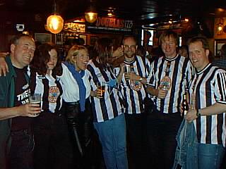 L/R Jon, dougal, Suzie, steph,dr Bill,Jonno, softie