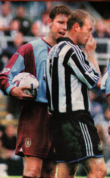 Shearer Sent off