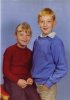 Scott an his sister at Ruislip Gardens Junior School, c. 1979/1980