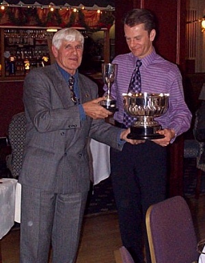 Jeff Vernon, winner of the Rose Bowl and the Dave Johnson Cup
