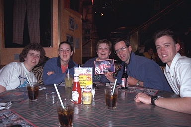 Planet Hollywood, Dublin (the chips are too salty!)
