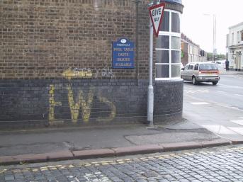 On a public house, Botchergate, Carlisle.
	Photographed June 2001