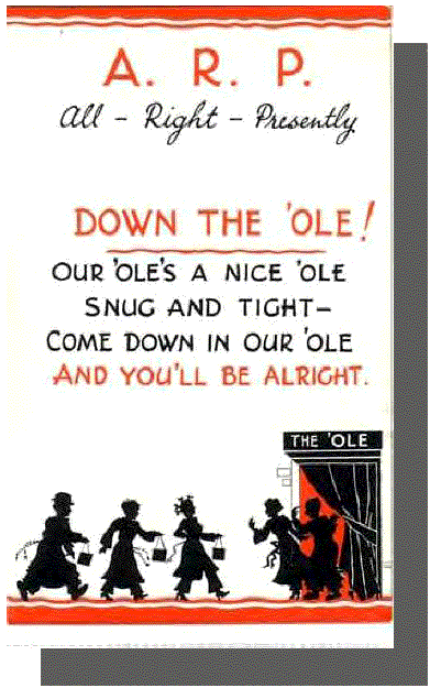 WWII Civil-Defence Postcard.