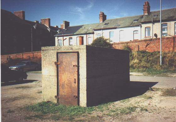 Air-raid shelter entrance