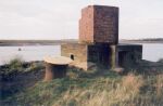 Pillbox with observation tower on top.