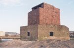 Pillbox with observation tower on top.