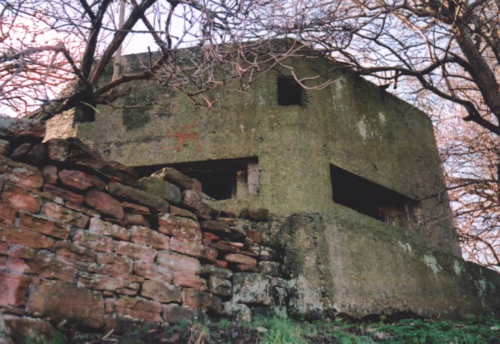 Barrow-in-Furness type pillbox at Roose roundabout.