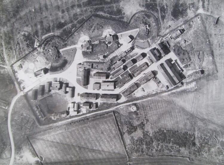 aerial photo of the battery.