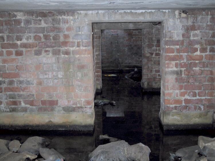 Wylock marsh control bunker.