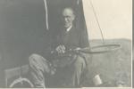 Captain W. Ward-Hunt fishing at Devoke Water.