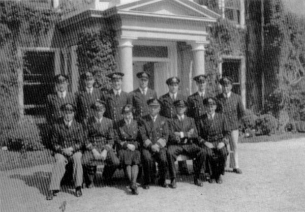 Military personnel at Holmrook Hall.
