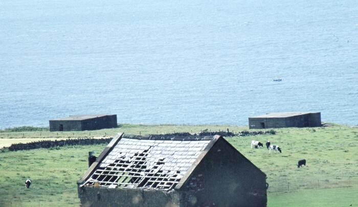 Bransty (Whitehaven) coast battery, clifftop site.