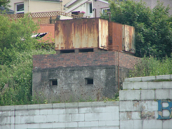 Close-up of the pill-box.  Photograph by Sean Duffy, Whitehaven.