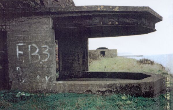 North searchlight emplacement.