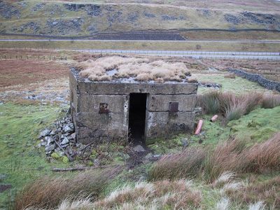 pill-box from the rear.