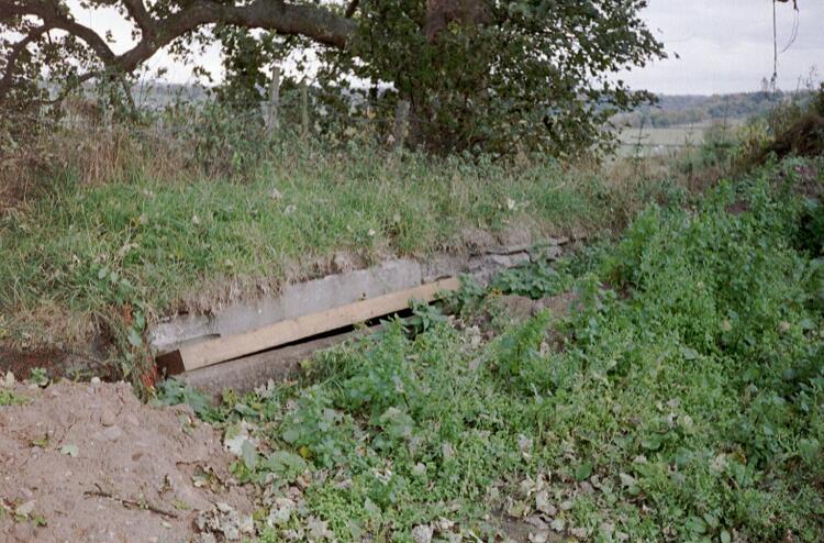 View from the rear of the emplacement.