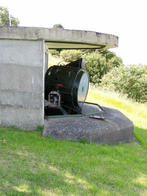 20th Century Defence Architecture, Coastal Artillery Searchlight, Nothe Fort, Weymouth.