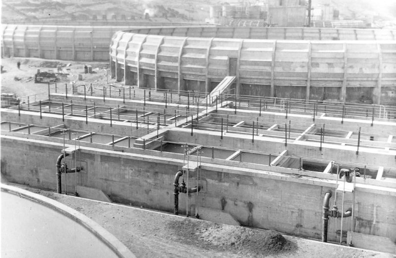 Rectangular and settling tank, 19th June 1941.