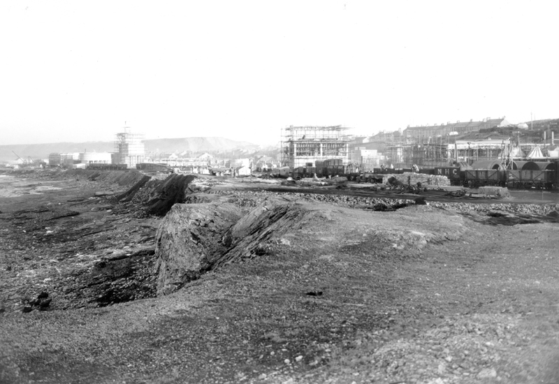 View from the shoreline, 21st December 1940.