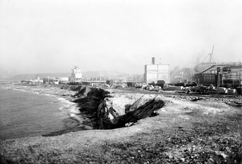 View from the shoreline, 13th March 1941.