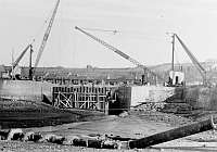 The seawater pumping-station and harbour alterations, 13th March 1941.