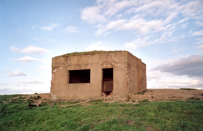 Burgh-by-Sands observation post front.