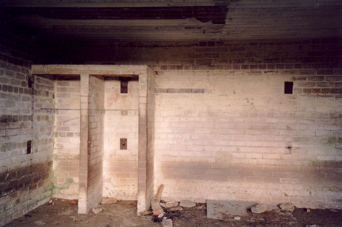 Burgh-by-Sands observation post inside.