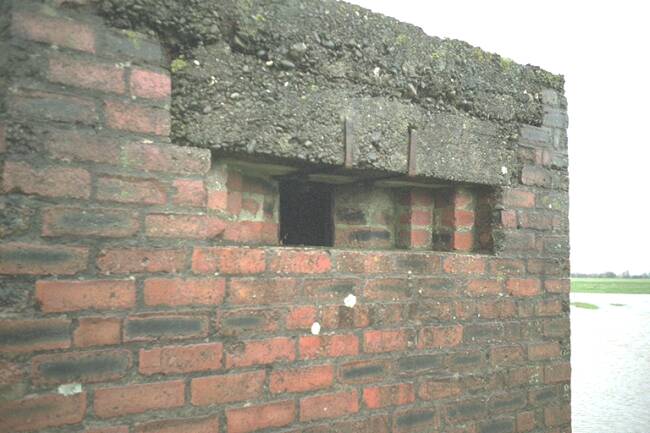 Embrasure from outside.