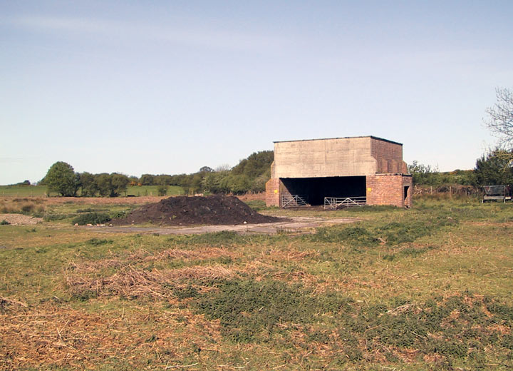 General view of the test-firing butt.