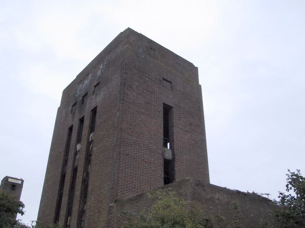 Main water tower, rear