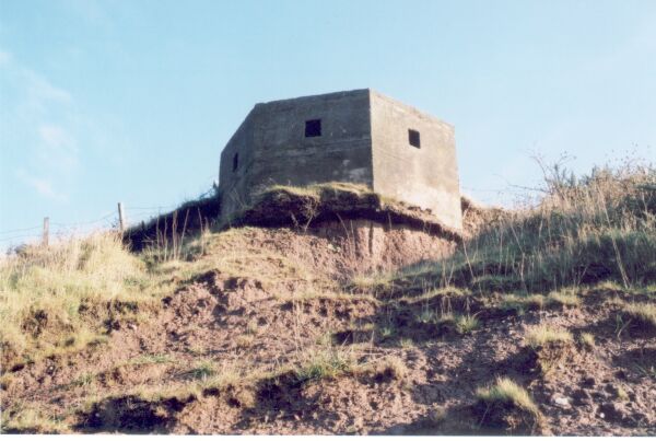One of many pillboxes stands sentinel over the coastline of Lowsy Point.