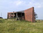 Front of firing wall looking NW.