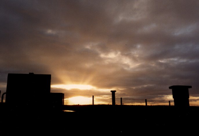 artyfarty shot with ominous, sinister light looking as if Sellafield has just gone up....
