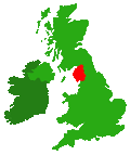 Cumbria is the red bit!