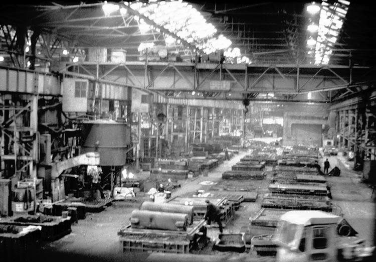 Inside the foundry.