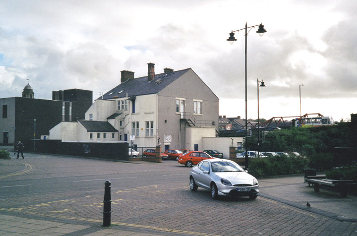 Looking from the lower end of Upton Street, off Murray Road.