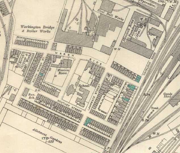 1926 
OS map of Workington