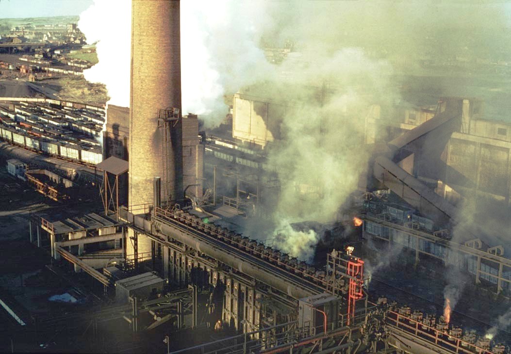 Coke Oven charging.  © Frank O'Donnell 1964