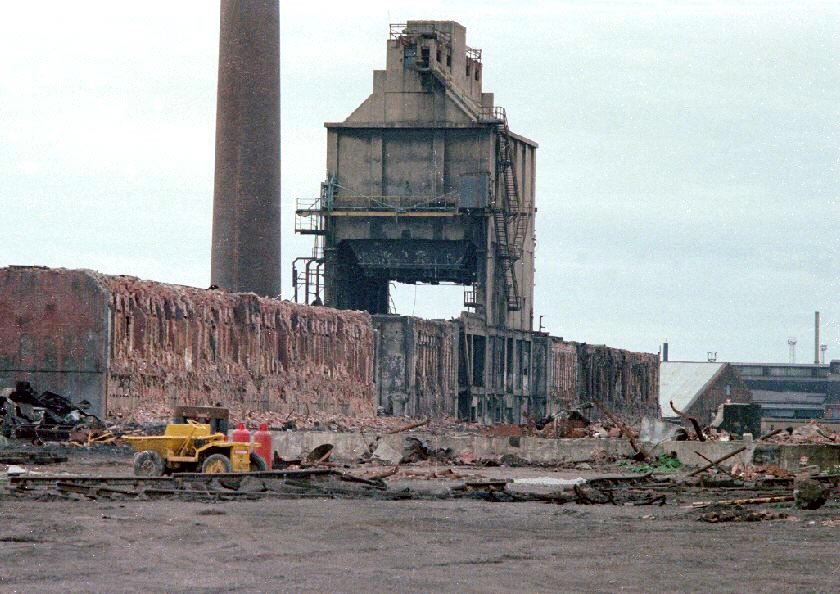 Coke ovens demolished.  © Frank O'Donnell 1964
