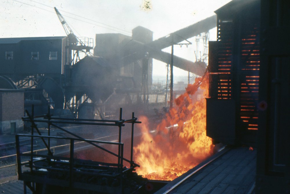 Coke Oven pusher-Car.  © Tom Davidson