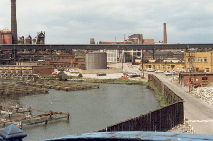 The Cooling Ponds for the power plant, Workington Iron & Steel Works