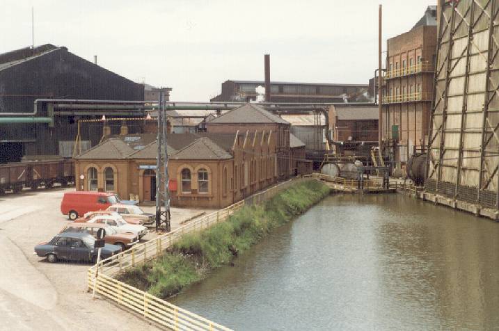 Steel works pay office