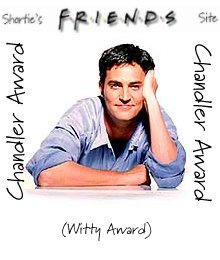 Shortie's FRIENDS Site Chandler Award