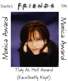 Shortie's FRIENDS Site Monica Award