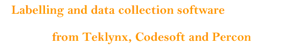 Labelling and data collection software from Teklynx Codesoft and Intellitrack