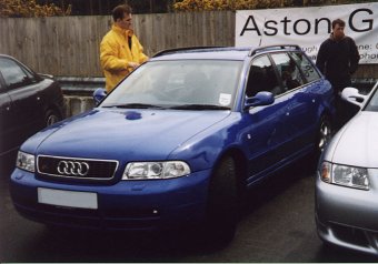 Fire breathing out of the exhaust - Audi !