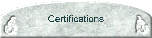 Certifications